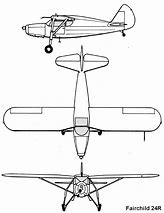 Image result for Fairchild 24 Profile Drawing