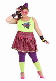 Image result for Plus Size 80s Costumes