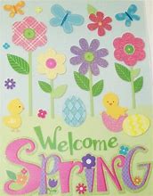 Image result for Spring Window Clings