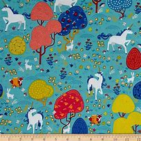 Image result for Unicorn Cotton Fabric