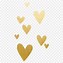 Image result for Black and Gold Heart Clip Art