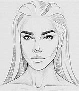 Image result for Front Face Drawing