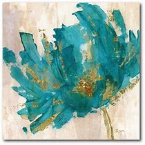 Image result for Teal Flower Art