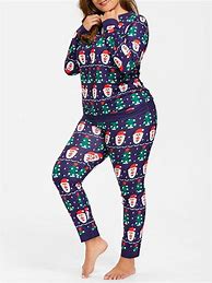 Image result for Plus Size Christmas Pajamas