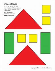 Image result for Shape House Craft Template