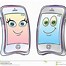 Image result for Happy Cartoon Cell Phone