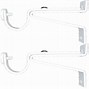 Image result for Metal Curtain Rod Brackets