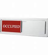 Image result for Sliding Occupied Vacant Door Sign