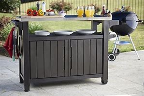 Image result for Outdoor Portable Table Cart
