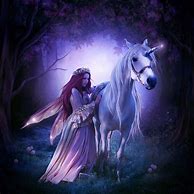 Image result for Digital Art Mystical Woman Unicorn