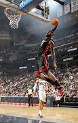 Image result for LeBron Dunking Poster Miami Heat