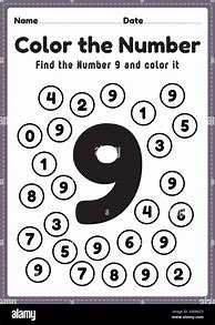 Image result for Printable Number 9 Worksheets