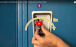 Image result for What Way Do You Turn a Combination Lock
