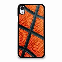 Image result for Red iPhone XR with a Clear Basketball Case