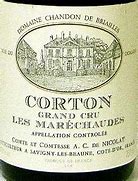 Image result for Chandon Briailles Corton Marechaudes Sans Soufre