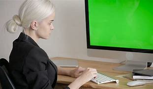 Image result for Woman at Computer Screen
