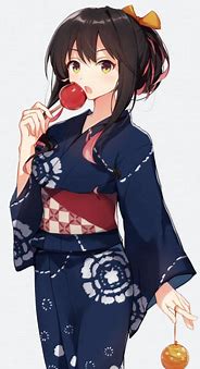 Image result for Anime Girl Yukata