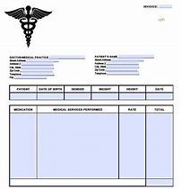 Image result for Medical Billing Invoice Template Free