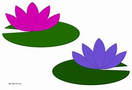 Image result for Lily Pad Flower Cartoon