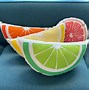 Image result for Outdoor Orange Citrus Pillows