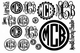 Image result for Vinyl Monogram Stickers