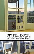 Image result for DIY Double Screen Door Dog