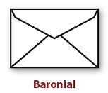 Image result for Baronial Envelope Size Chart