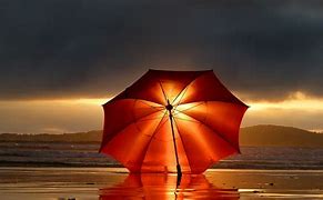 Image result for Umbrella On Drametic Beach