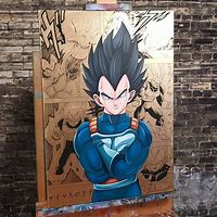 Image result for Vegeta Painting