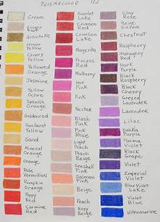 Colored Pencil Color Charts Prismacolor Wetcanvas