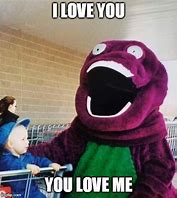 Image result for Barney Hugging Kid Meme