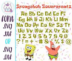 Image result for Spongebob Advance Font