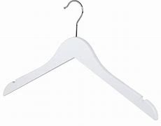 Image result for White Wooden Hangers