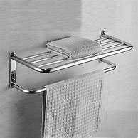 Image result for Bathroom Towel Shelves