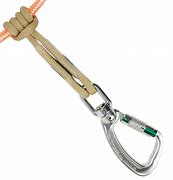 Image result for Prusik with Swivel Carabiner