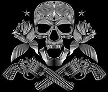 Image result for Skull and Guns