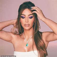 Image result for Kim Kardashian Wearing Bead Necklace