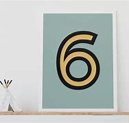 Image result for No. 6 Printable