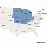 Image result for Us Map Midwest United States