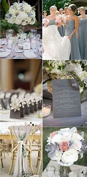 Image result for Wedding Colors Gray Grey