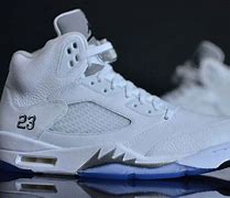 Image result for Air Jordan 5 Low All White