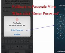 Image result for Touch ID and Passcode
