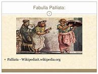 Image result for fabula togata