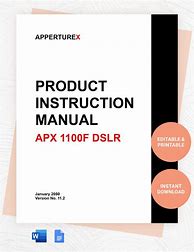 Image result for Product Manual Example
