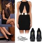 Image result for Ariana Grande Black Dress