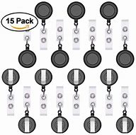 Image result for Name Badge Holders Clip Retractable