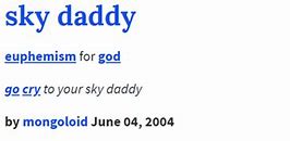 Image result for Invisible Sky Daddy Meme