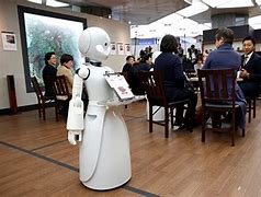 Image result for Robot Waiter Japan First Generation