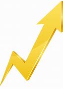 Image result for Upward Yellow Arrow Icon