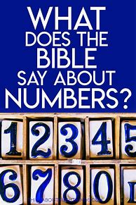 Image result for Bible Numbers Meaning